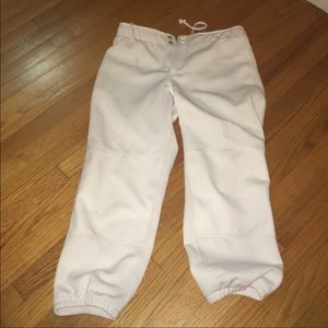 MIZUNO WHITE SOFTBALL PANTS
